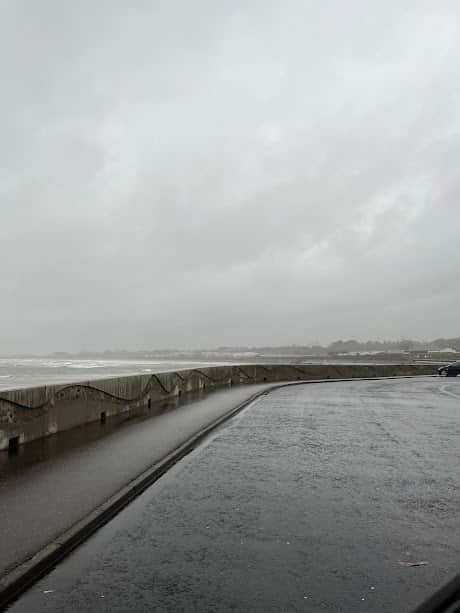 Arbroath Seafront Strong winds from the edge of Storm Amy Oct 25 07